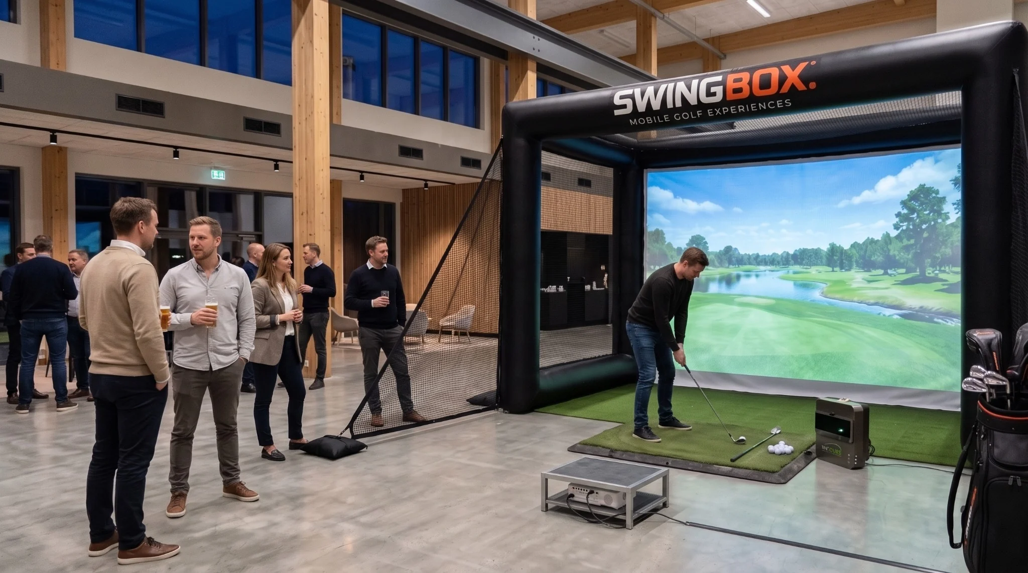 SWINGBOX på firmafest